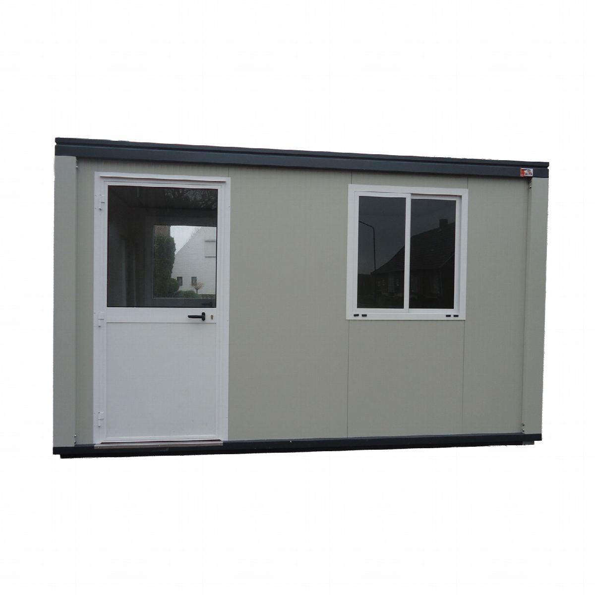 Office unit, 4 meters with double glazing turn/tilt window