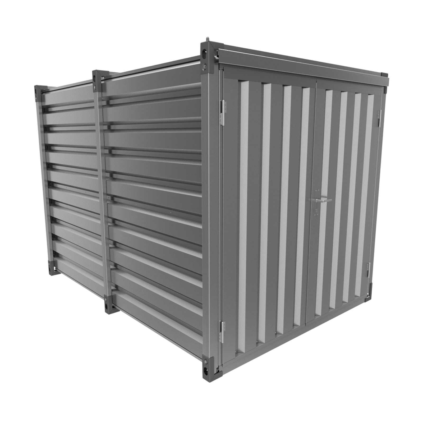 Material container double doors short side - 3mtr