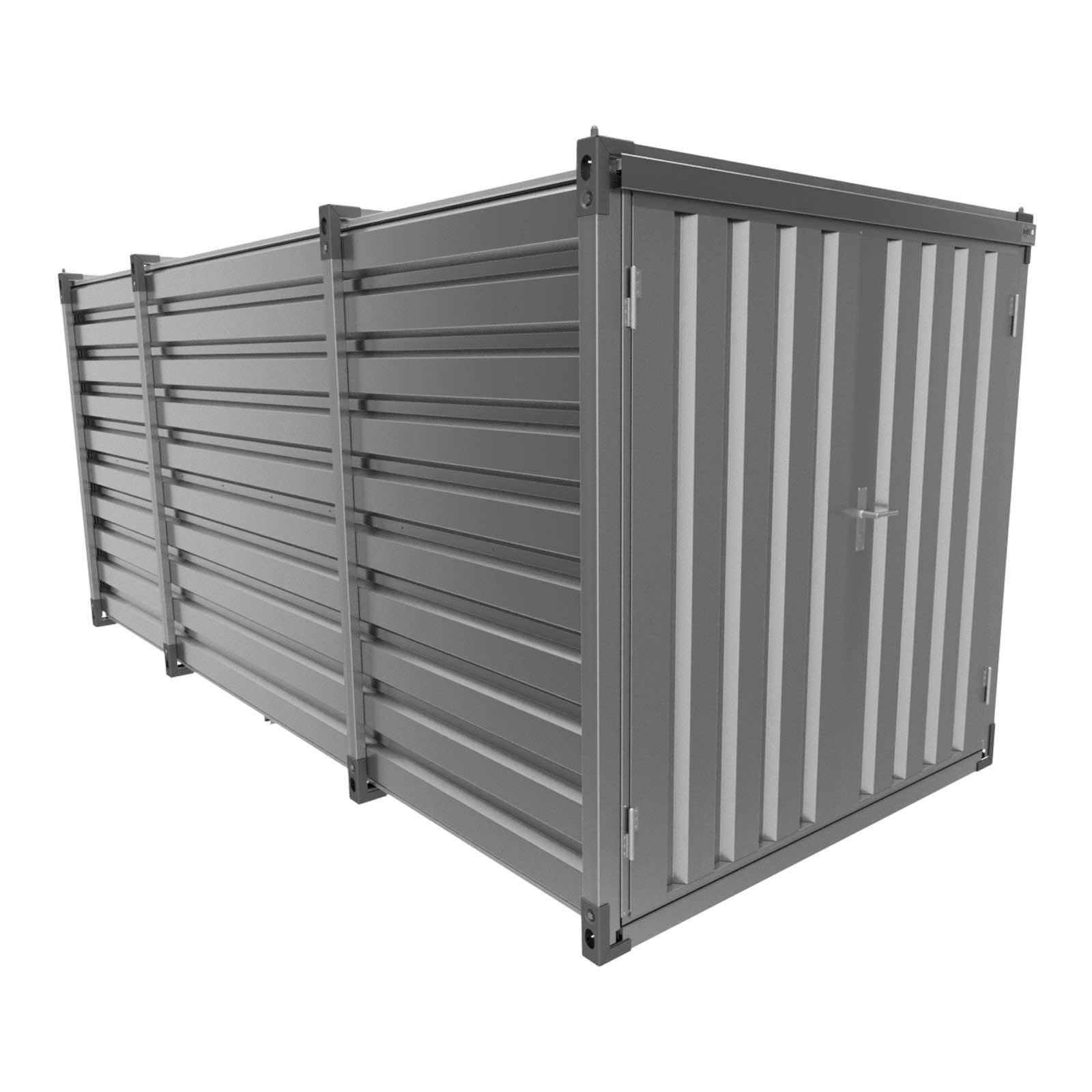 Material container double doors short side - 5 mtr
