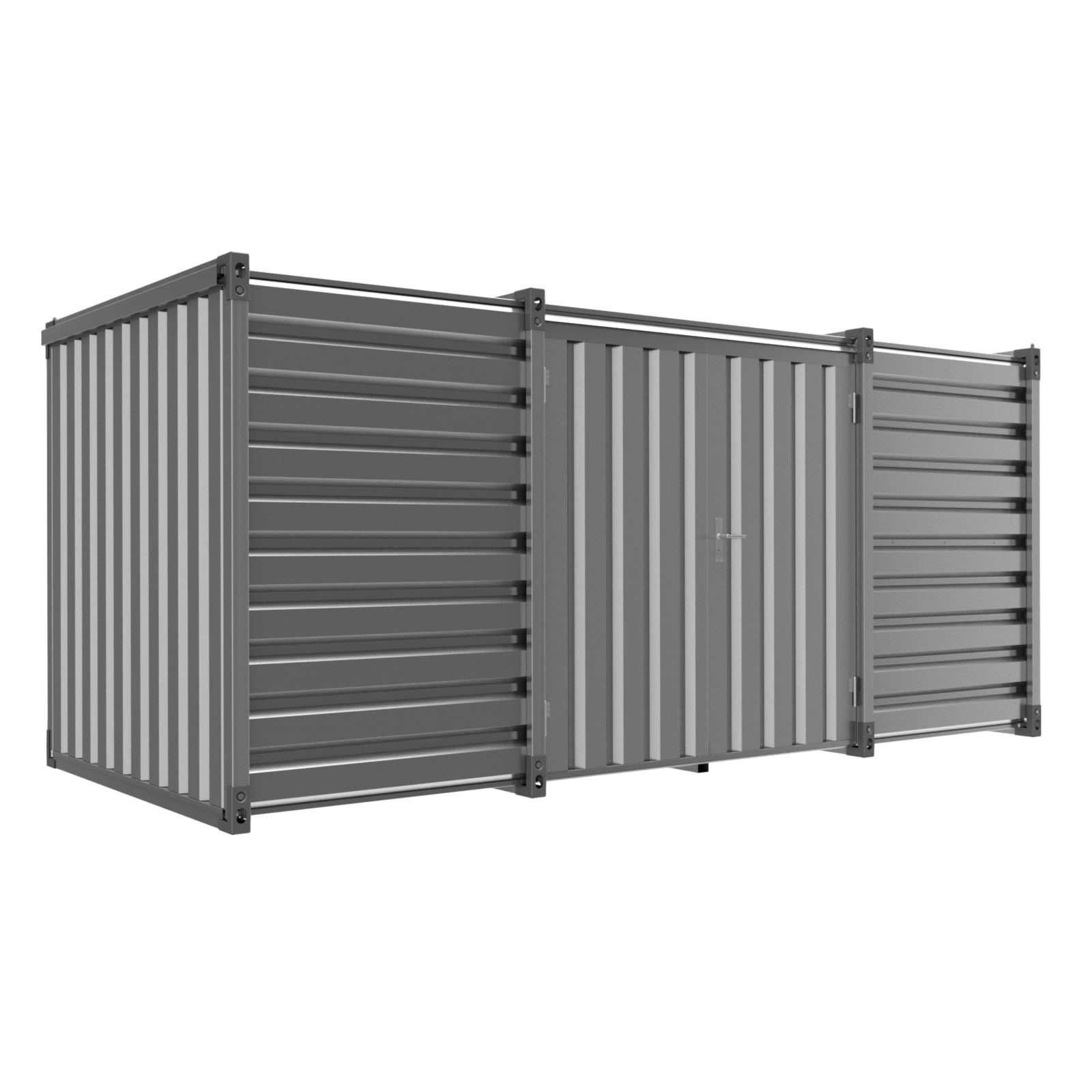 Material container double doors long side - 5 mtr