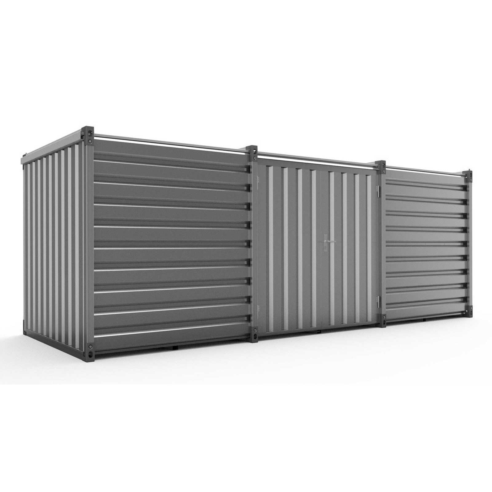 Material container double doors long side - 6 meters