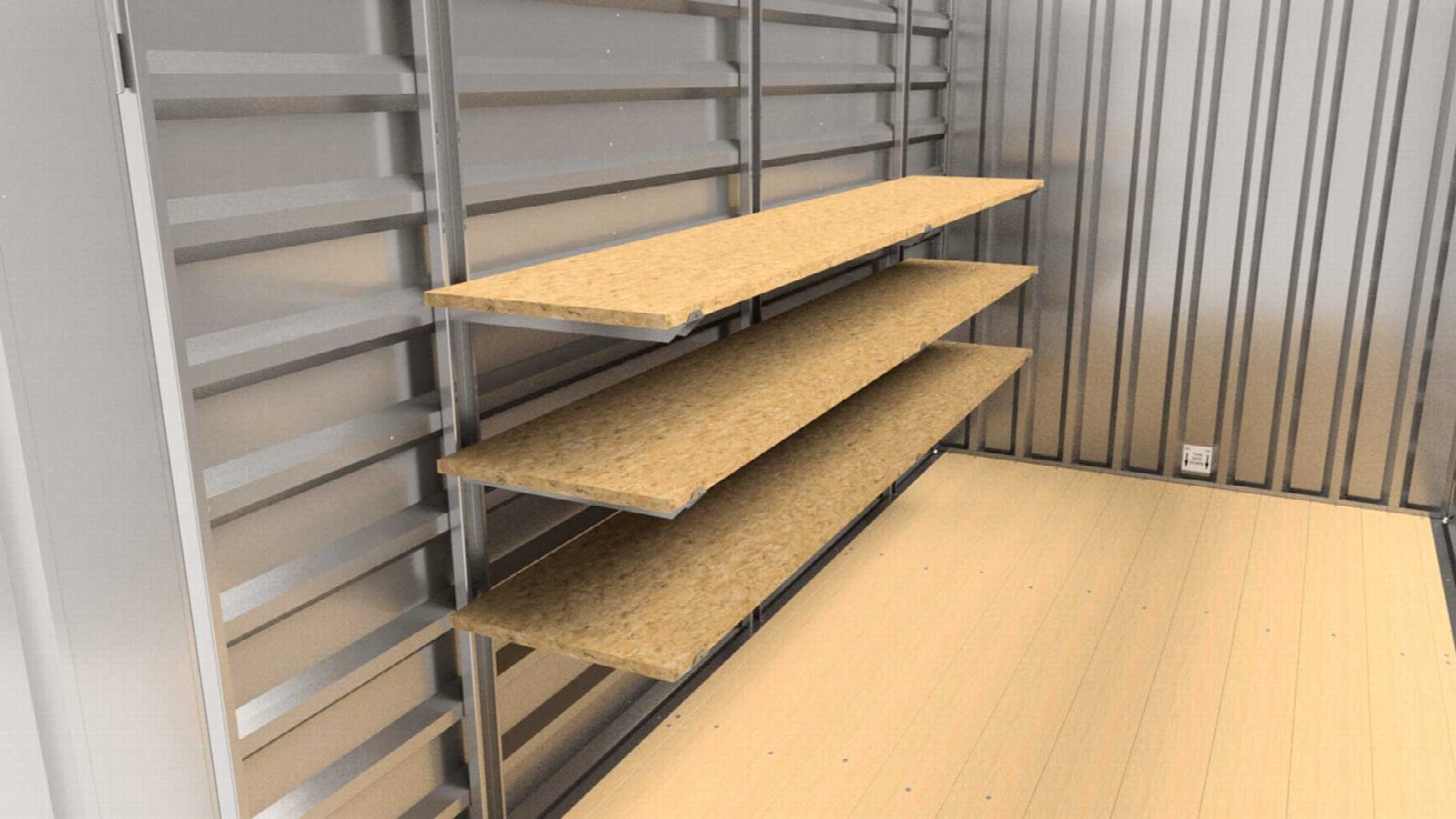 Material rack 3 meters, side wall