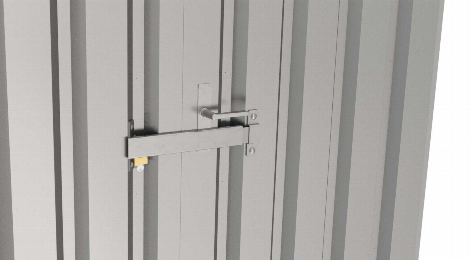Vandal-proof single door set (excl. lock)